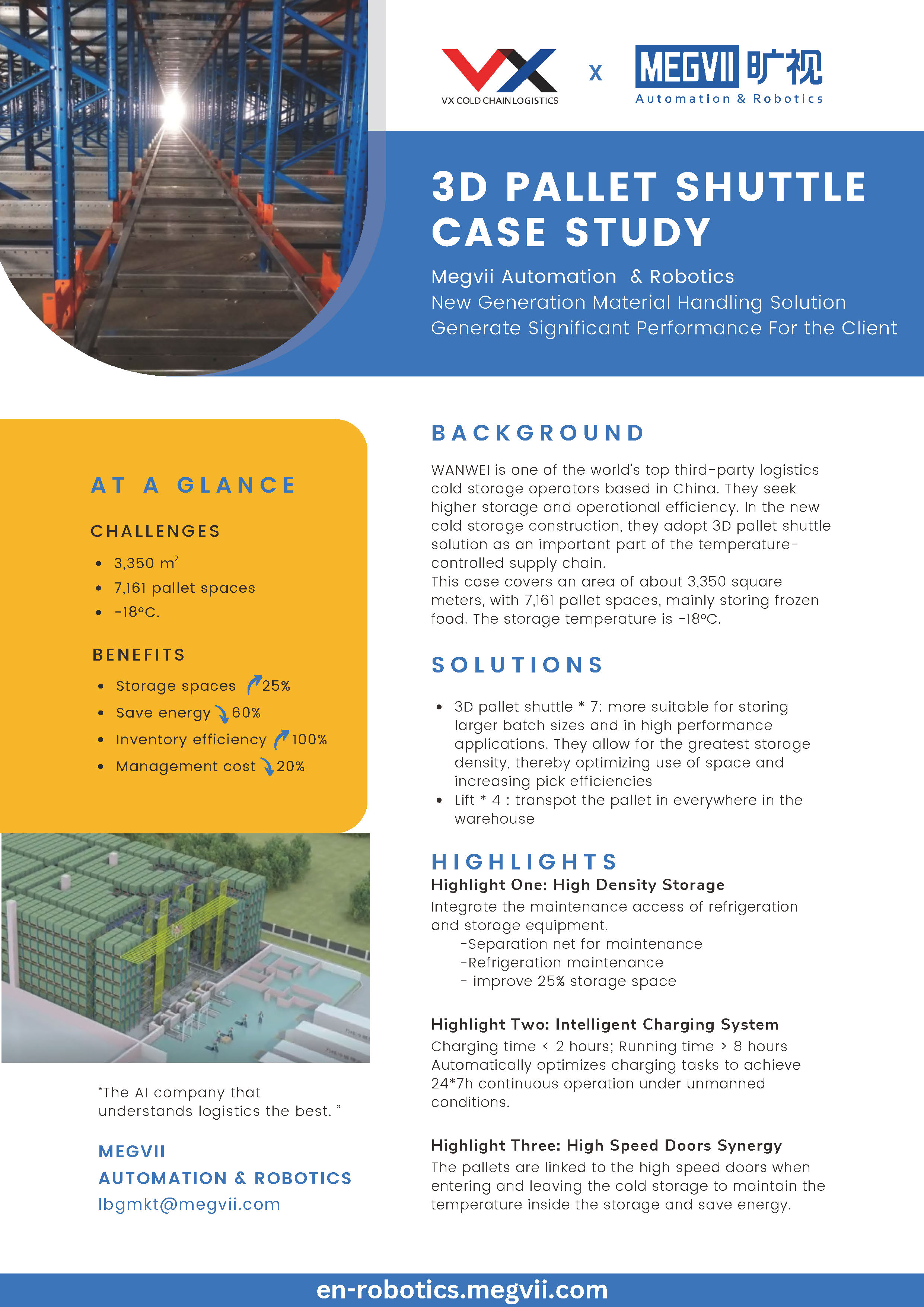 Cold Storage Industry Case Study — VX